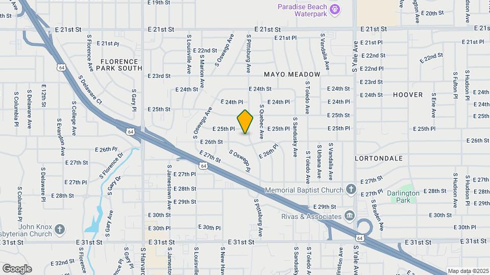 2542 S Pittsburg Ave Map and Location Details