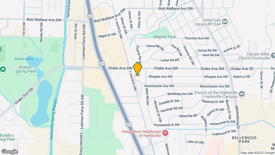 3021 Dupree Dr SW Map and Location Details