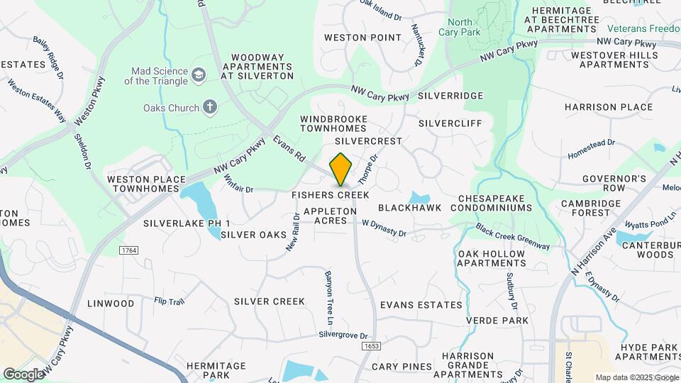 106 Fishers Creek Ct Map and Location Details