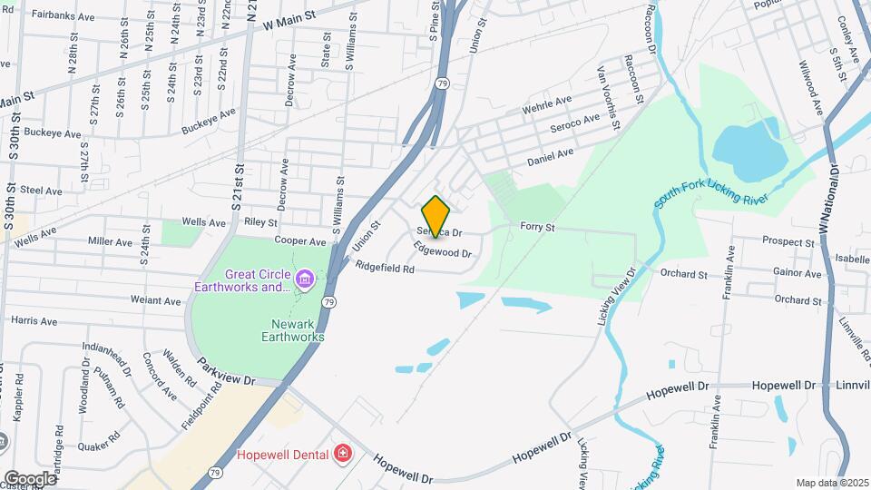 580 Edgewood Dr Map and Location Details