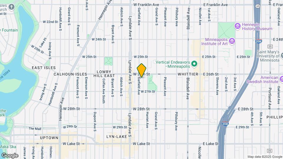 2613 Garfield Ave Map and Location Details