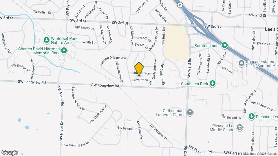 1502 SW 9th St Map and Location Details