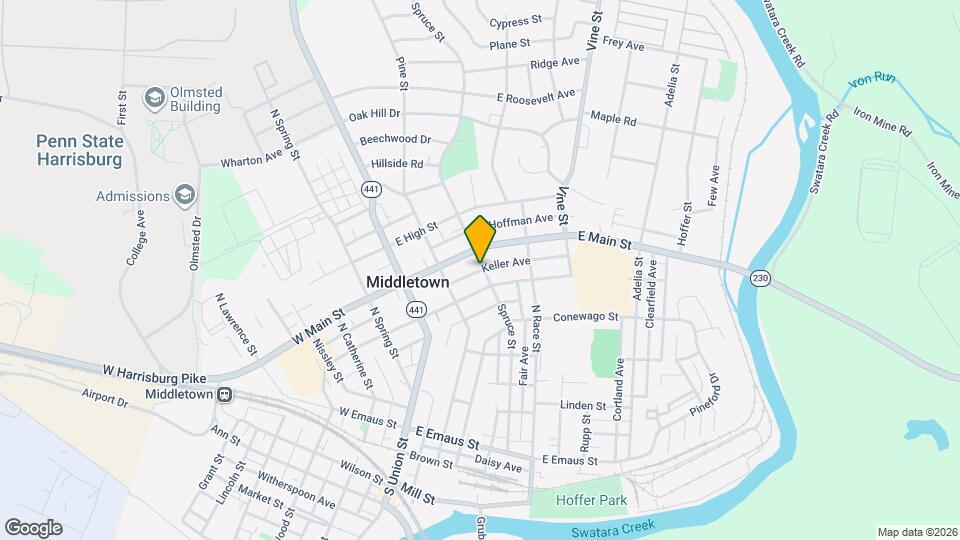 327 Spruce St Mapa y Detalles de la Ubicación