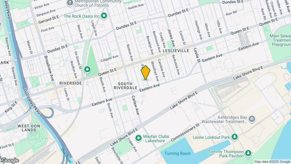 18 Pape Ave Map and Location Details