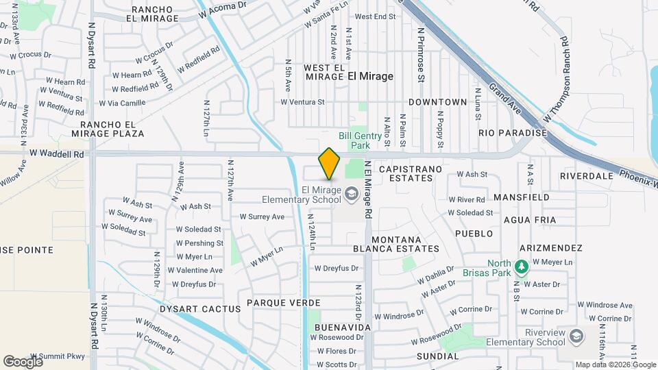 12401 W Willow Ave Mapa y Detalles de la Ubicación