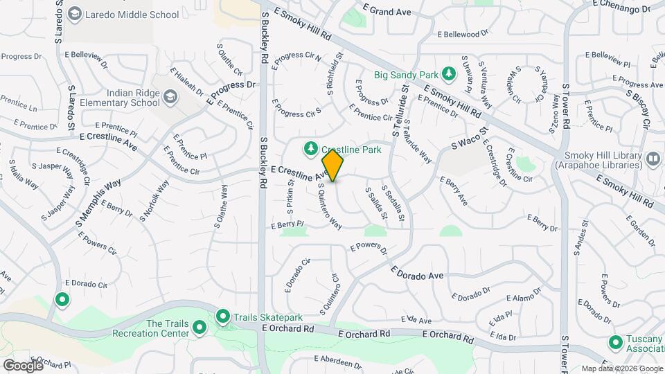 5441 S Richfield Way Map and Location Details
