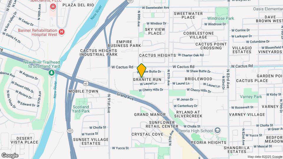 8861 W Paradise Dr Map and Location Details