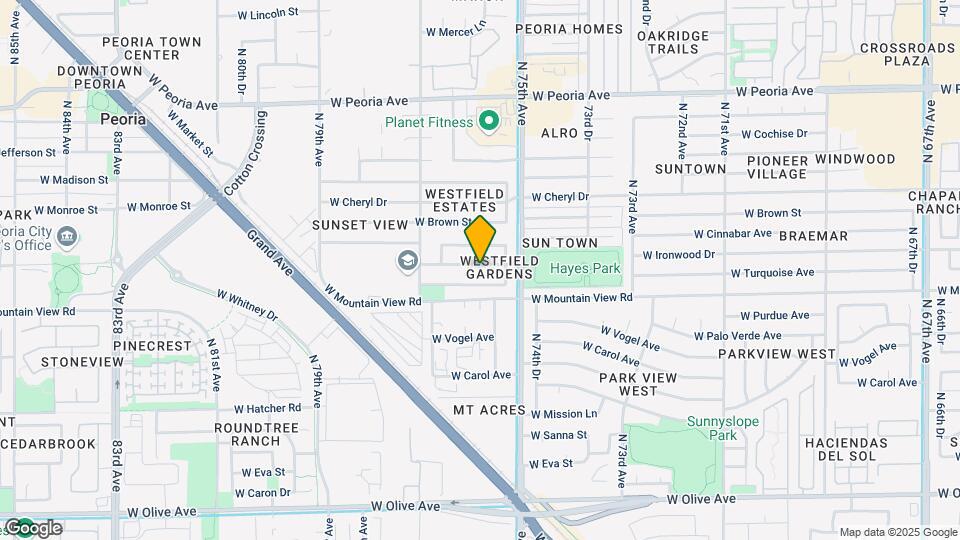 7551 W Ironwood Dr Map and Location Details
