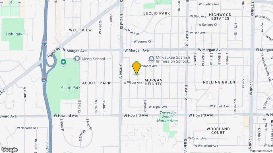 3655 S 90th St Map and Location Details