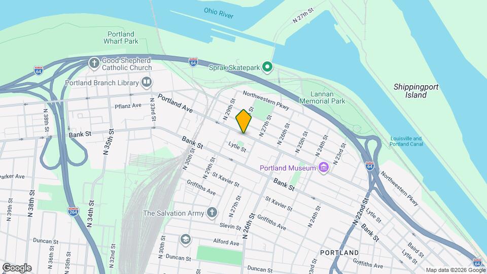 2722 Portland Ave Map and Location Details