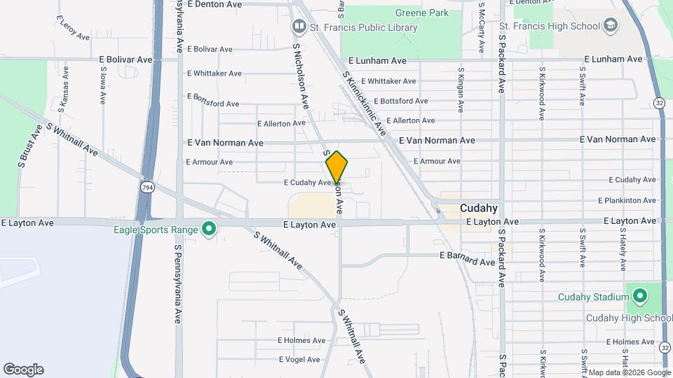 Millennium Cudahy Apartments Map and Location Details