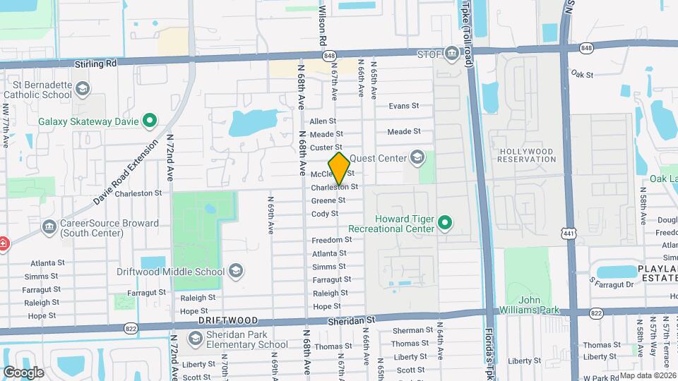 6670 Charleston St Map and Location Details