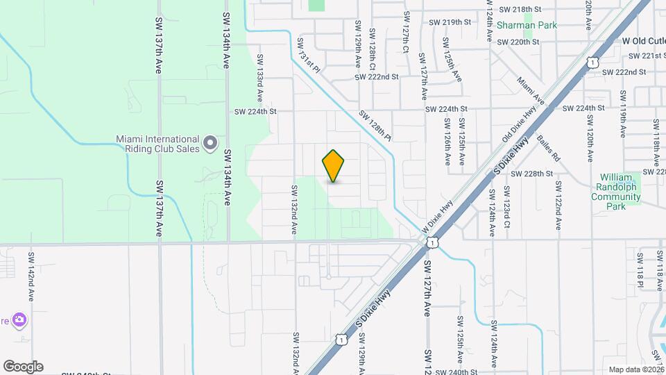12980 SW 229th St Mapa y Detalles de la Ubicación