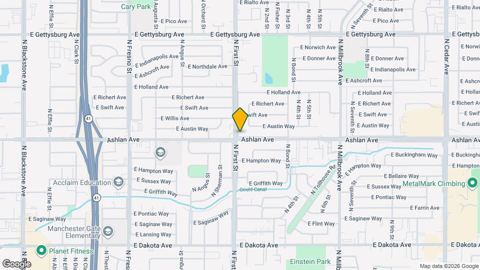 4220 N First St Map and Location Details