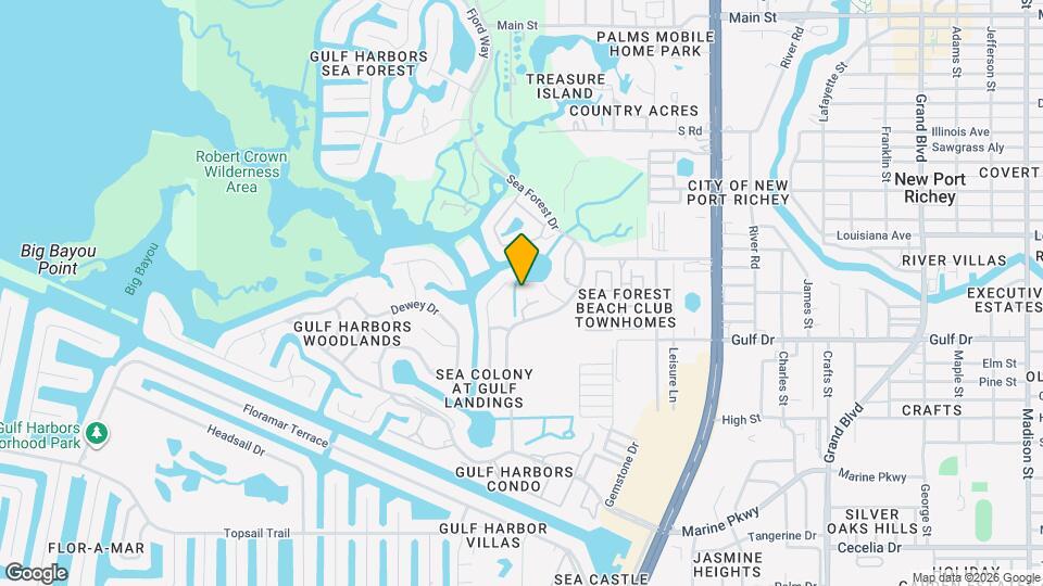 5537 Sea Forest Dr, Unit 104 Map and Location Details