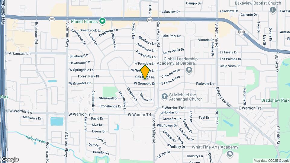 326 W Grenoble Dr Map and Location Details