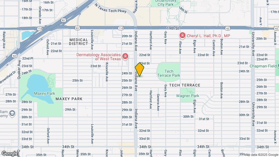 3316 25th St Map and Location Details