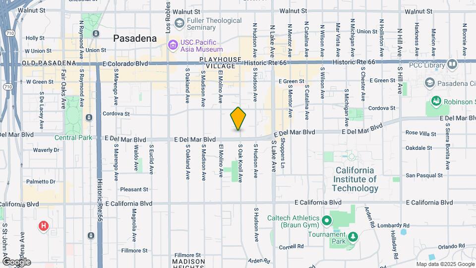 291-299 S Oak Knoll Ave Map and Location Details