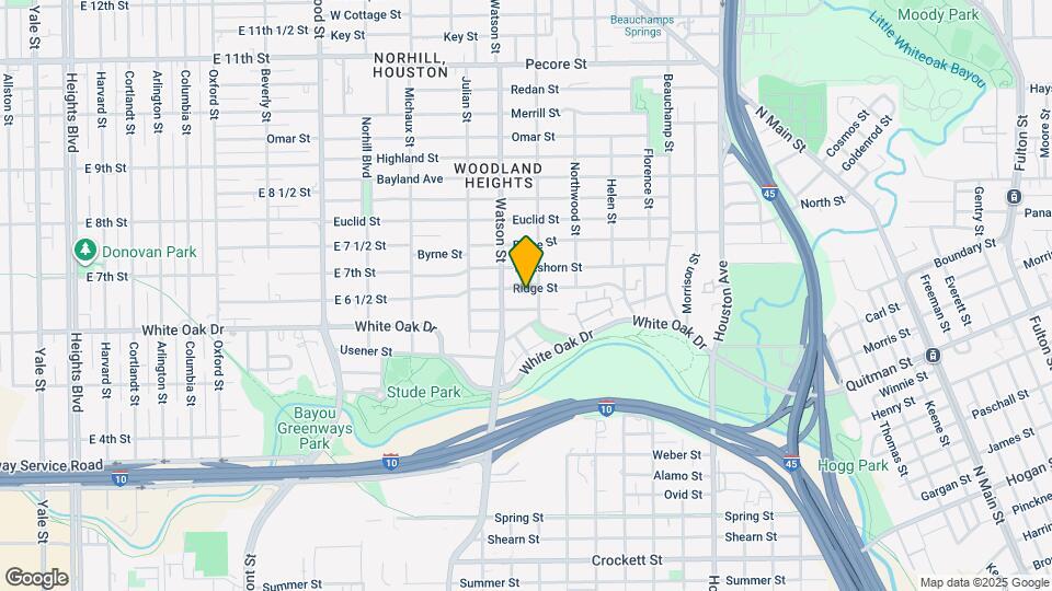 704 Ridge St Map and Location Details