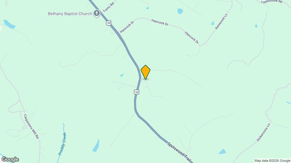 16615 Spotswood Trail Map and Location Details