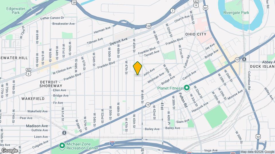4411 John Ave Map and Location Details