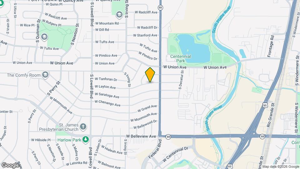 3092 W Layton Ave Map and Location Details