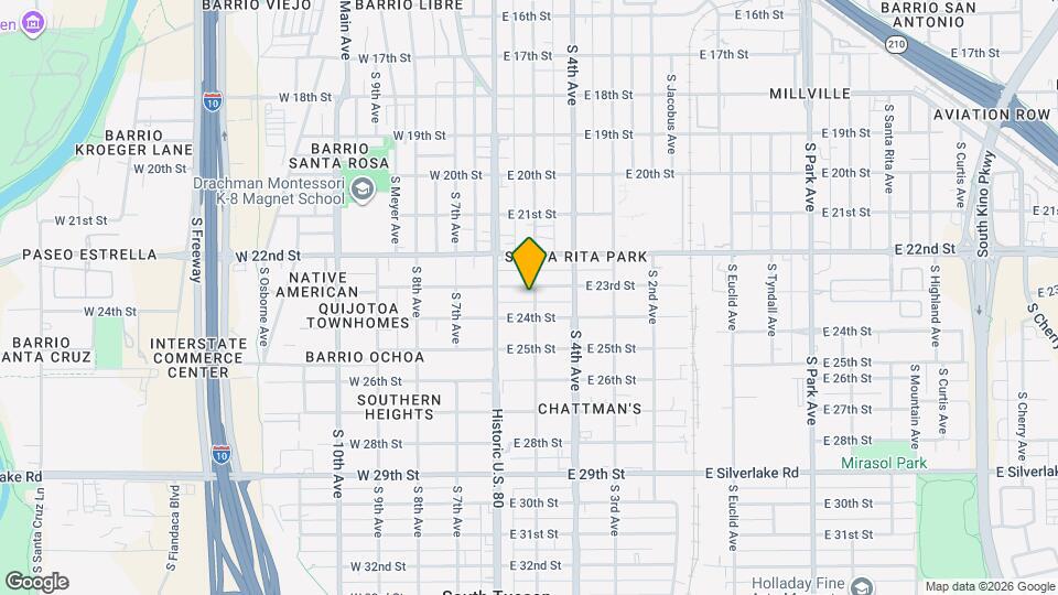 1304 S 5th Ave Map and Location Details