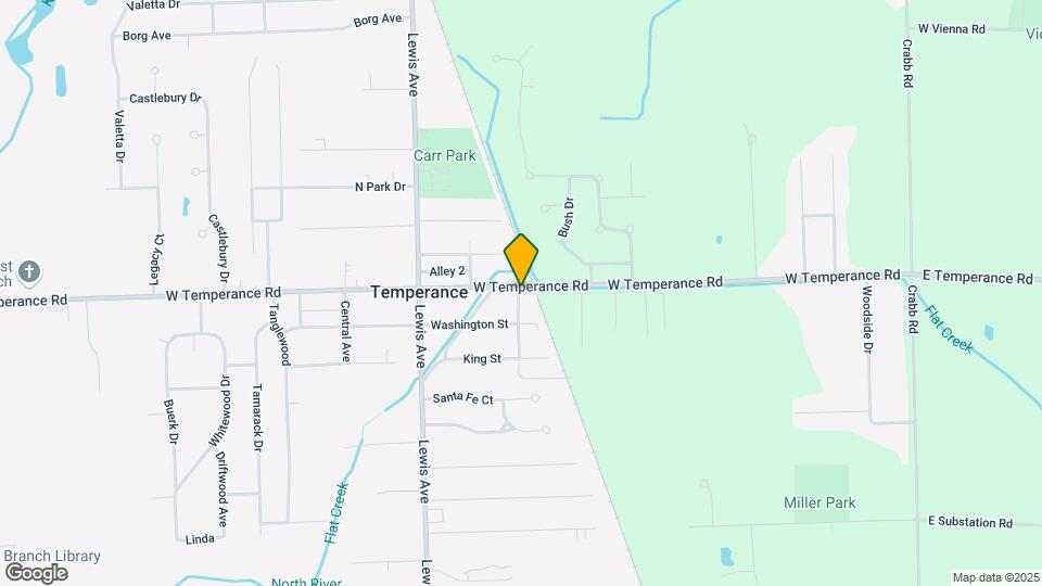627 W Temperance Rd Map and Location Details