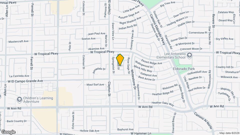 5848 Red Dawn St Map and Location Details