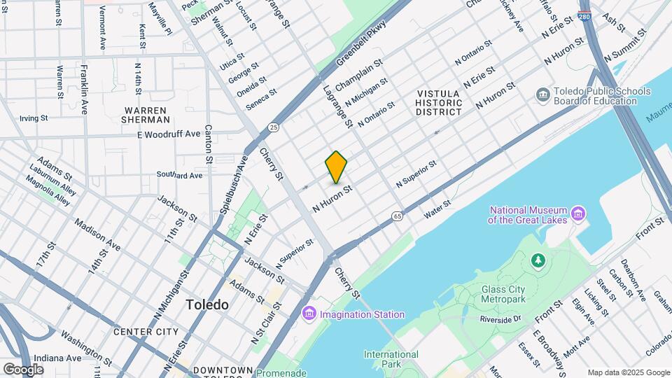 817 N Huron St Mapa y Detalles de la Ubicación