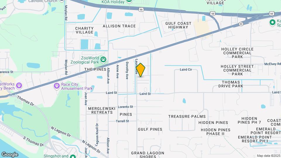 Laurie Ave. Mobile Home Park Map and Location Details