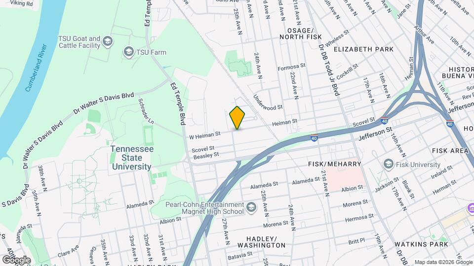 2523 W Heiman St Map and Location Details