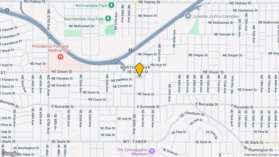 6045 NE Flanders St Map and Location Details