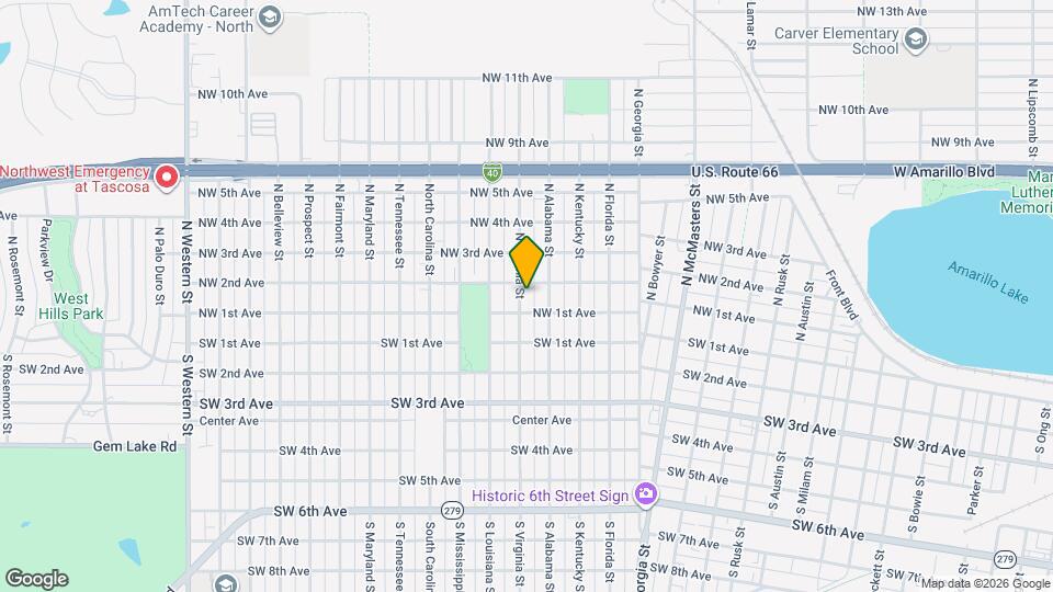 106 N Virginia St Map and Location Details