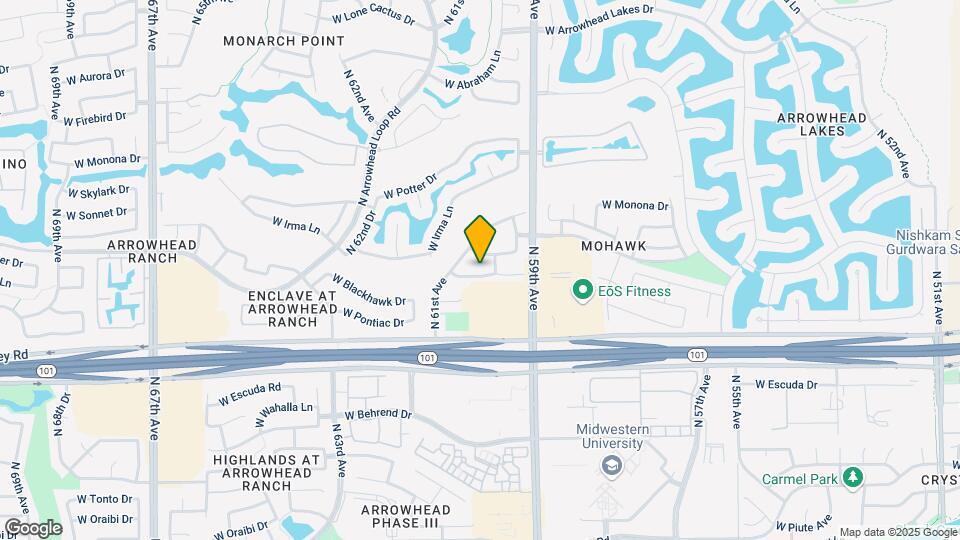 6012 W Blackhawk Dr Map and Location Details