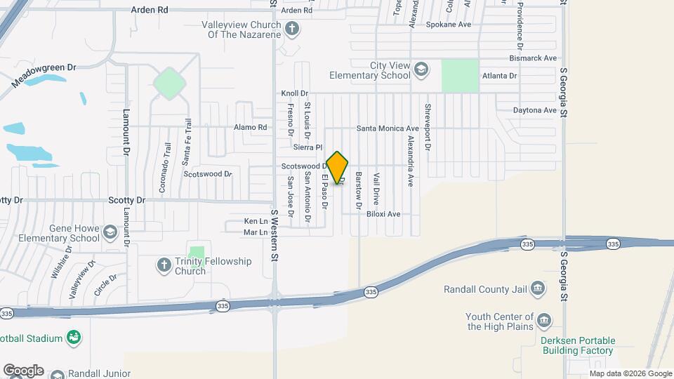 8312 Taos Dr Map and Location Details