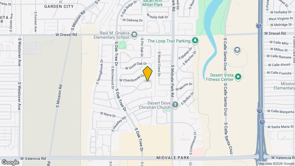 1725 W Sauvignon Dr Map and Location Details