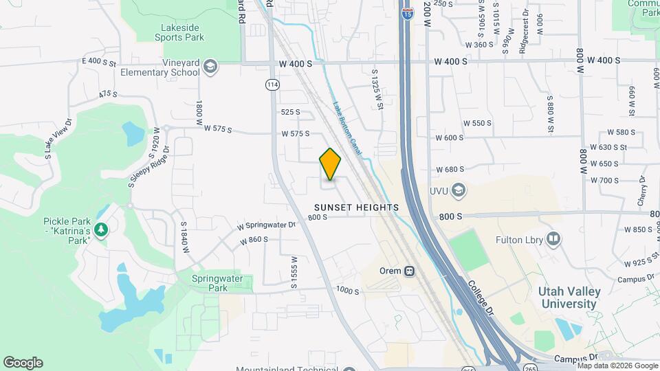 1442 W 730 S Map and Location Details