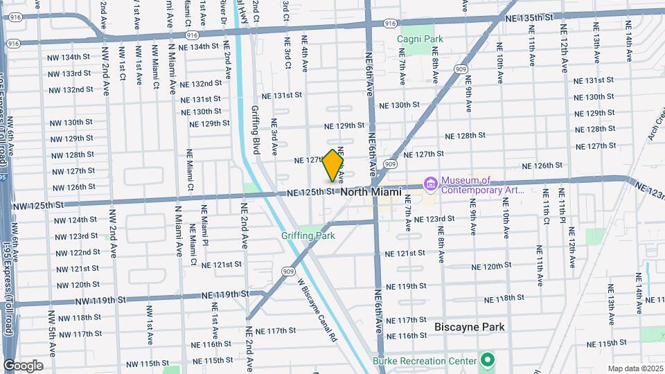475 NE 125th St Map and Location Details