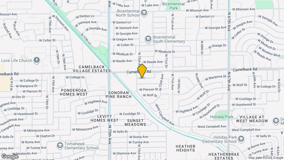 7263 W College Dr Map and Location Details