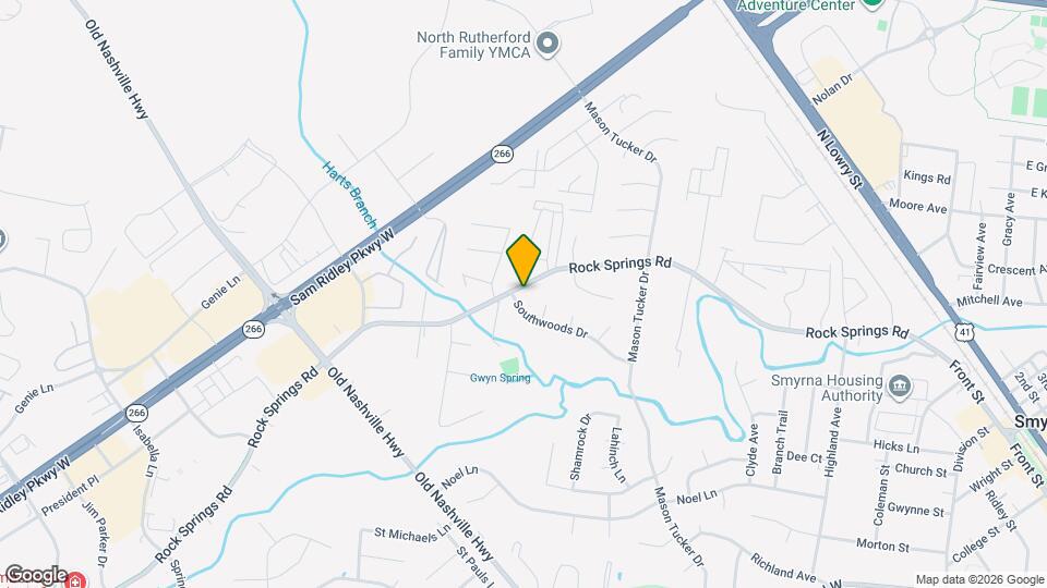 725 rock springs rd Map and Location Details