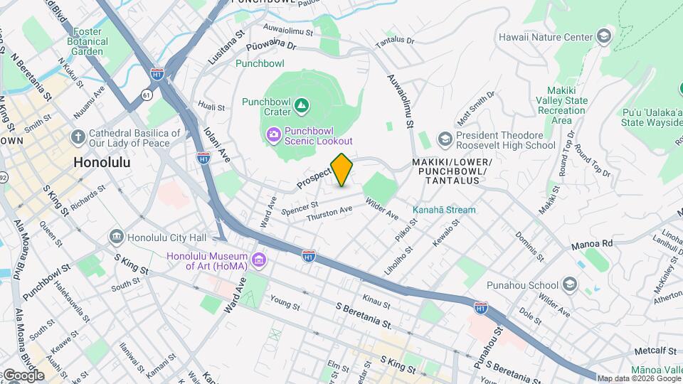 1060 Spencer St, Unit F Mapa y Detalles de la Ubicación