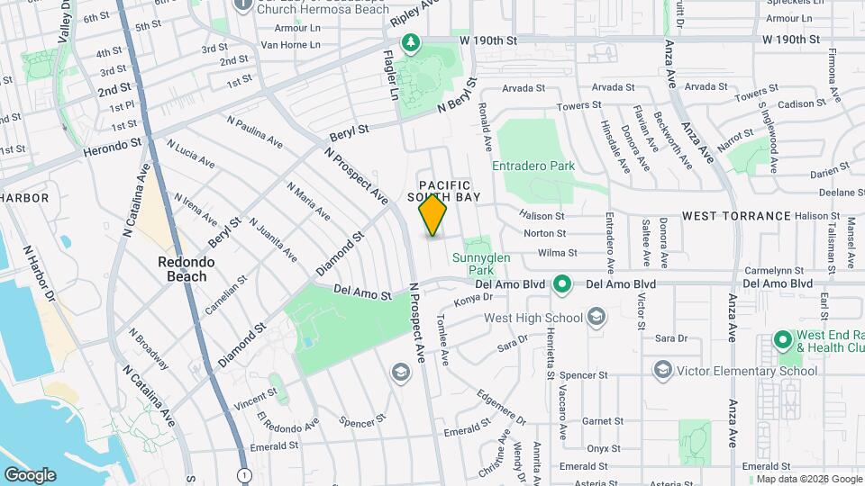 20002 Tomlee Ave Map and Location Details