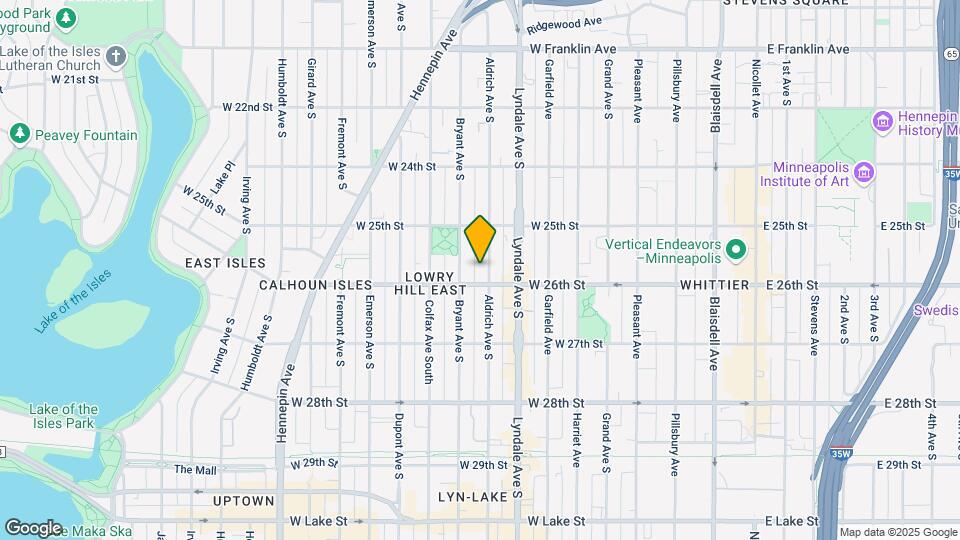 2544 Aldrich Ave S, Unit 1 Mapa y Detalles de la Ubicación