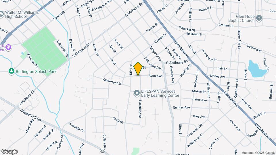 903 Turrentine St Map and Location Details