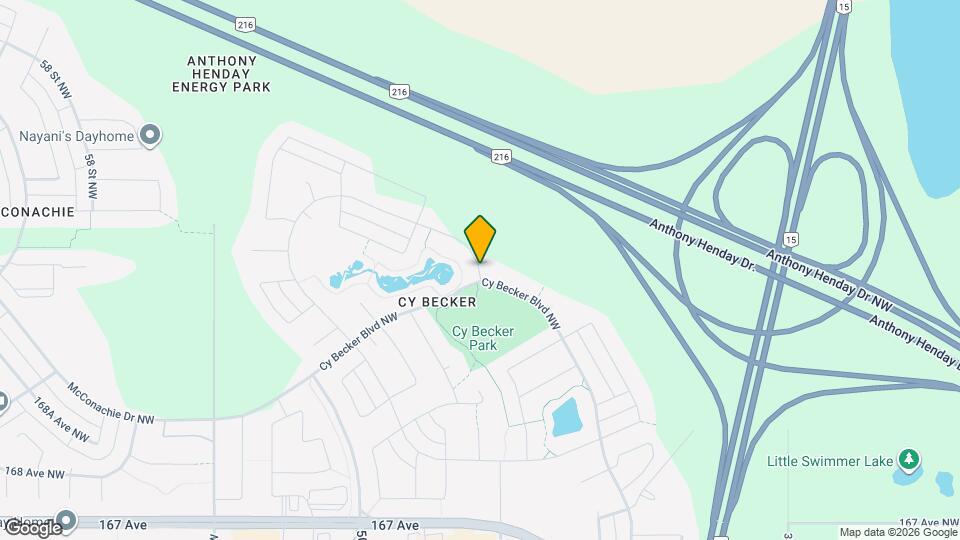 1009 Cy Becker Rd NW Map and Location Details