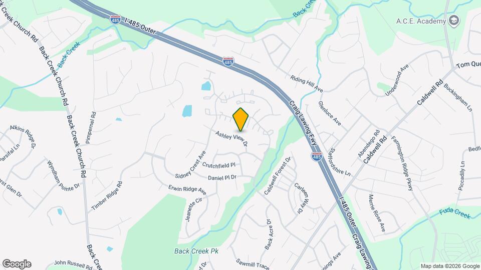 3423 Ashley View Dr Map and Location Details