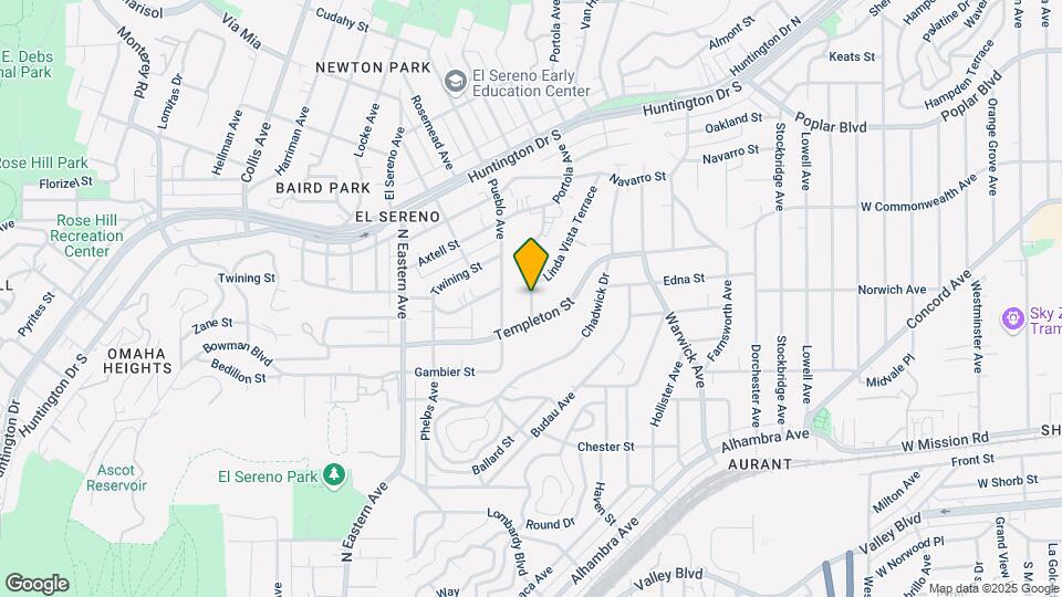 3243 Portola Ave Map and Location Details