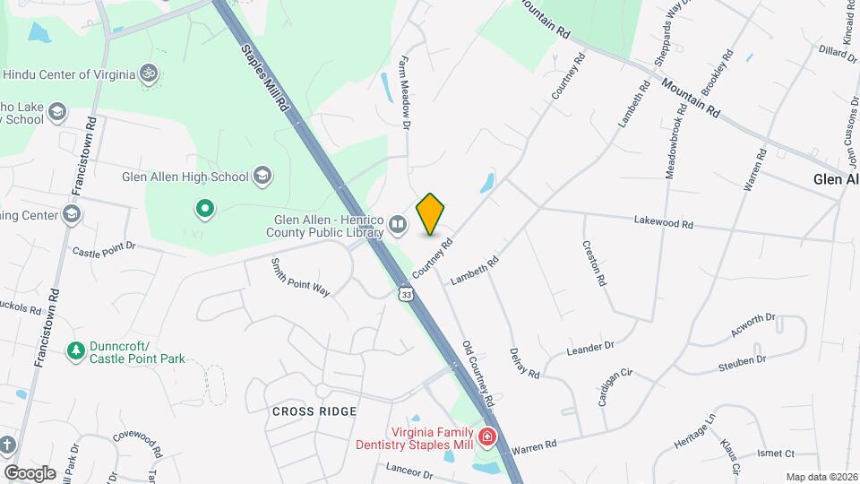 10510 Courtney Rd Map and Location Details