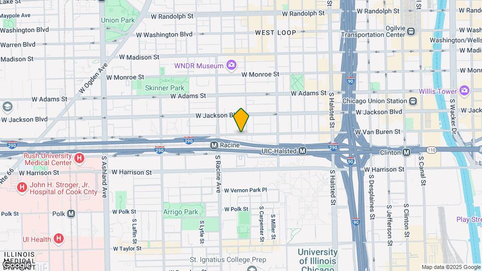 1199 W Van Buren St Map and Location Details